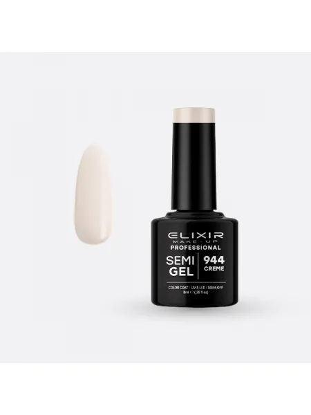Elixir Semi Gel Ημιμόνιμο Βερνίκι 8ml – #944 (CREME)