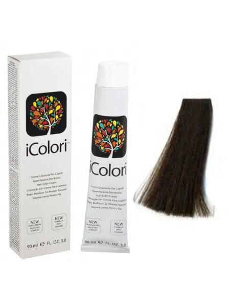 Kepro iColori Naturali Βαφή Μαλλιών 100ml (ΚΑΣΤΑΝΟ ΣΚΟΥΡΟ) - No3