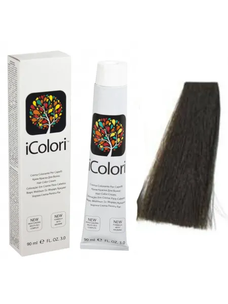 Kepro iColori Cenere Βαφή Μαλλιών 100ml (ΚΑΣΤΑΝΟ ΣΑΝΤΡΕ) - No4.1