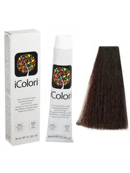 Kepro iColori Ramati Βαφή Μαλλιών 90ml (ΚΑΣΤΑΝΟ ΧΑΛΚΙΝΟ) - No4.4