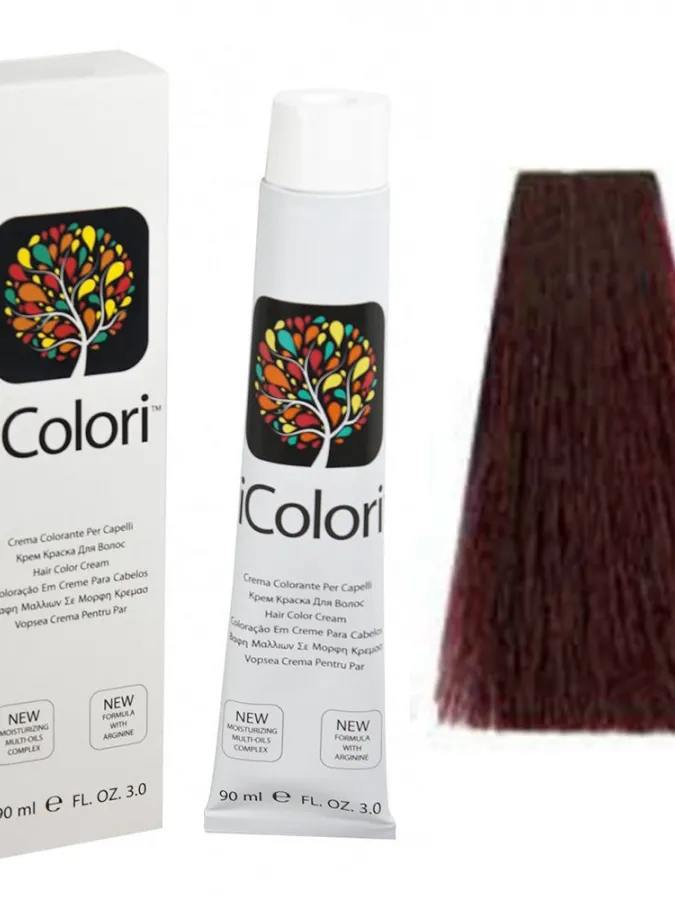 Kepro iColori Viola Βαφή Μαλλιών 90ml (ΚΑΣΤΑΝΟ ΑΝΟΙΚΤΟ ΙΡΙΖΕ ENTONO) - No5.22