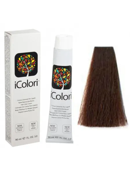Kepro iColori Ramati Βαφή Μαλλιών 90ml (ΚΑΣΤΑΝΟ ΑΝΟΙΚΤΟ ΧΑΛΚΙΝΟ) - No5.4