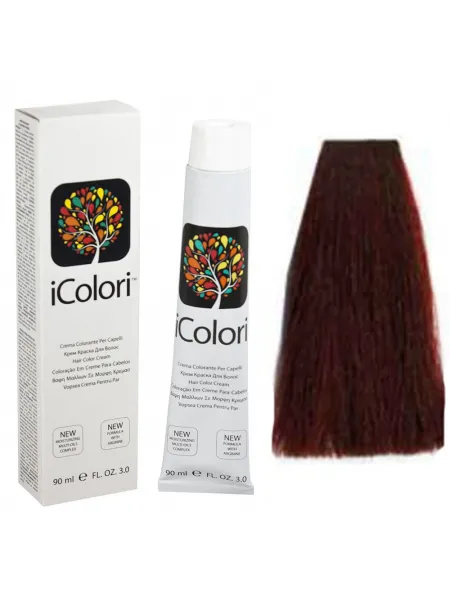 Kepro iColori Rossi Βαφή Μαλλιών 90ml (ΚΑΣΤΑΝΟ ΑΝΟΙΚΤΟ ΚΟΚΚΙΝΟ ΕΝΤΟΝΟ) - No5.66