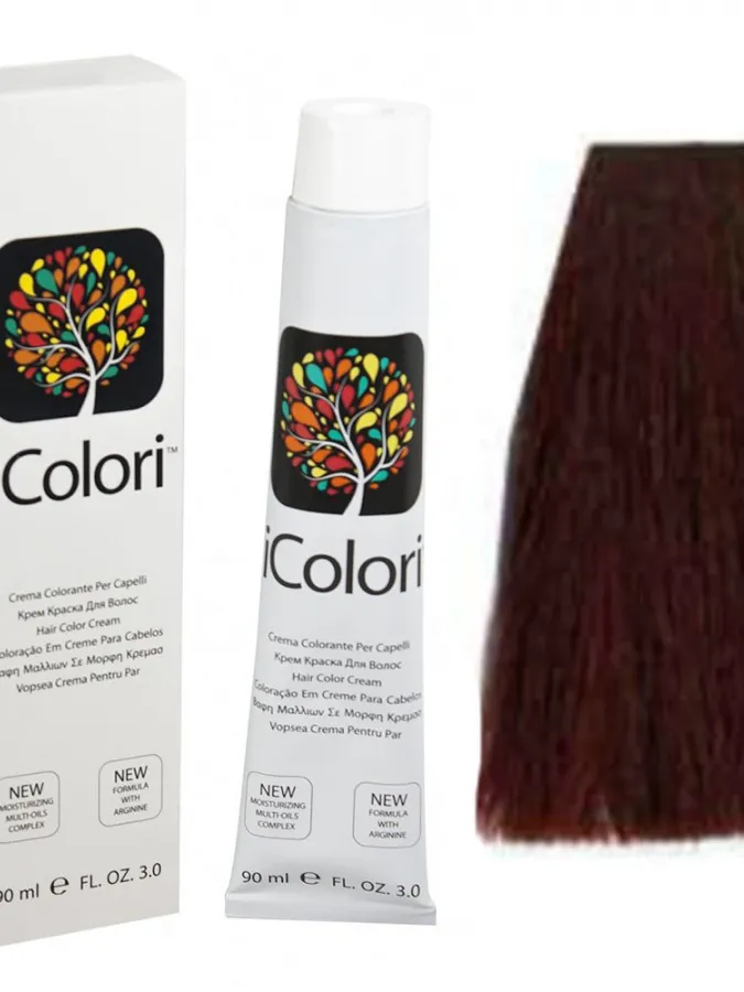 Kepro iColori Rossi Βαφή Μαλλιών 90ml (ΚΑΣΤΑΝΟ ΑΝΟΙΚΤΟ ΚΟΚΚΙΝΟ ΕΝΤΟΝΟ) - No5.66