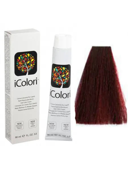 Kepro iColori Rossi Βαφή Μαλλιών 90ml (ΚΑΣΤΑΝΟ ΑΝΟΙΚΤΟ ΚΟΚΚΙΝΟ ΠΟΛΥ ΕΝΤΟΝΟ) - No5.666