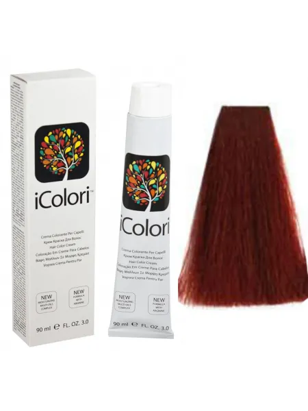 Kepro iColori Rossi Βαφή Μαλλιών 90ml (ΞΑΝΘΟ ΣΚΟΥΡΟ ΚΟΚΚΙΝΟ) - No6.6