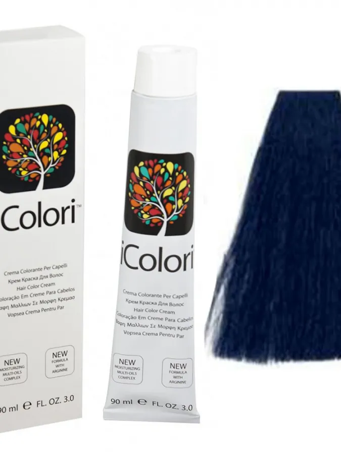 Kepro iColori Special Βαφή Μαλλιών 100ml (ΜΑΥΡΟ ΜΠΛΕ) - BLUE BLACK