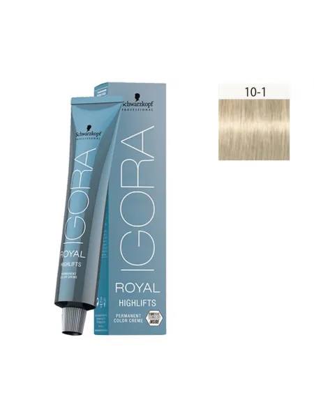 Schwarzkopf Igora Royal Highlifts 60ml #10-1 Κατάξανθο Σαντρέ