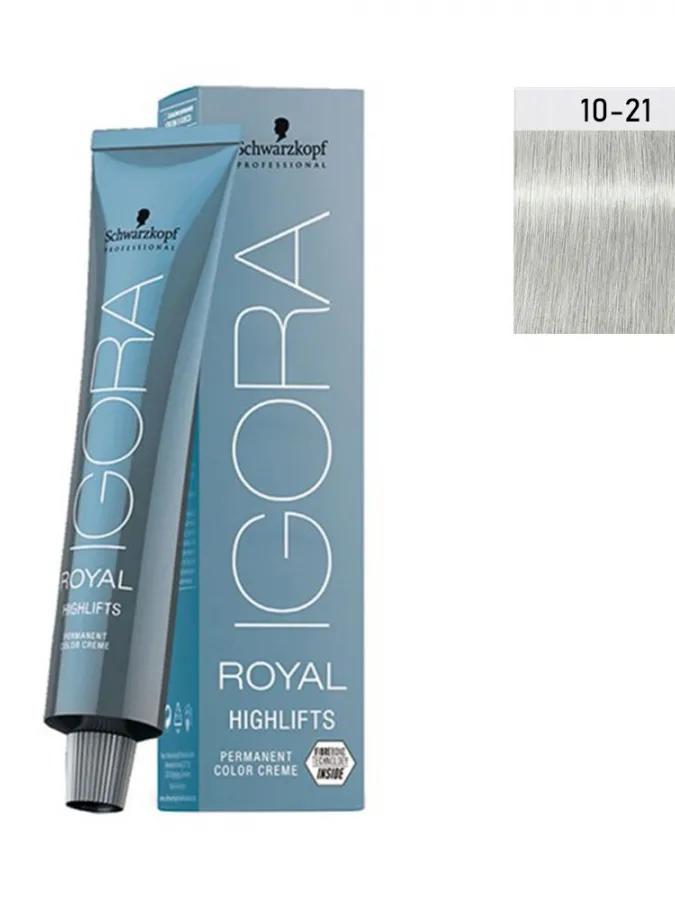 Schwarzkopf Igora Royal Highlifts 60ml #10-21 Κατάξανθο Φυμέ Σαντρέ