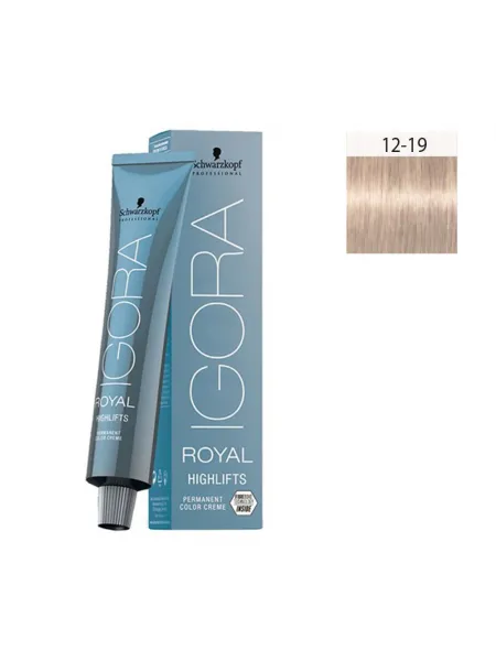 Schwarzkopf Igora Royal Highlifts 60ml #12-19 Ξανθιστικό Σαντρέ Βιολέ