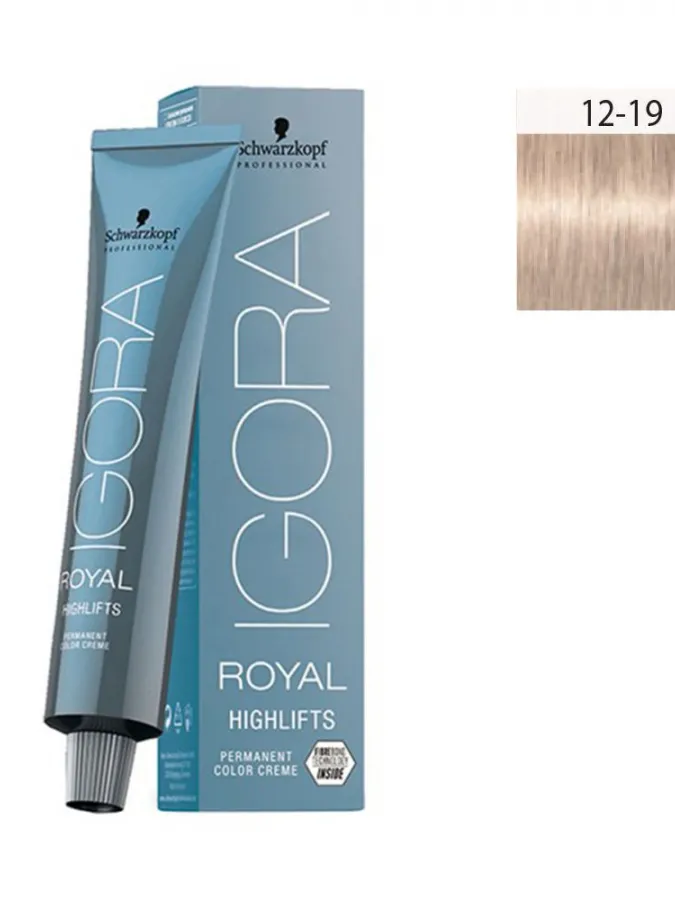Schwarzkopf Igora Royal Highlifts 60ml #12-19 Ξανθιστικό Σαντρέ Βιολέ