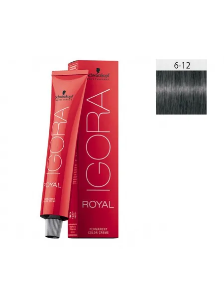 Schwarzkopf Igora Royal 60ml #6-12 Ξανθό Σκούρο Σαντρέ