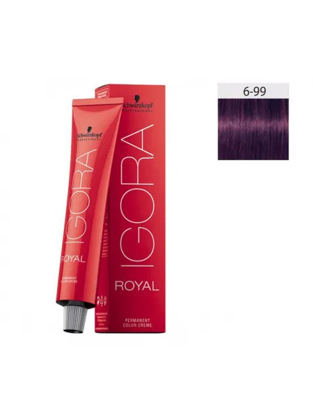 Schwarzkopf Igora Royal 60ml #6-99 Ξανθό Σκούρο Εντονο Βιολέ