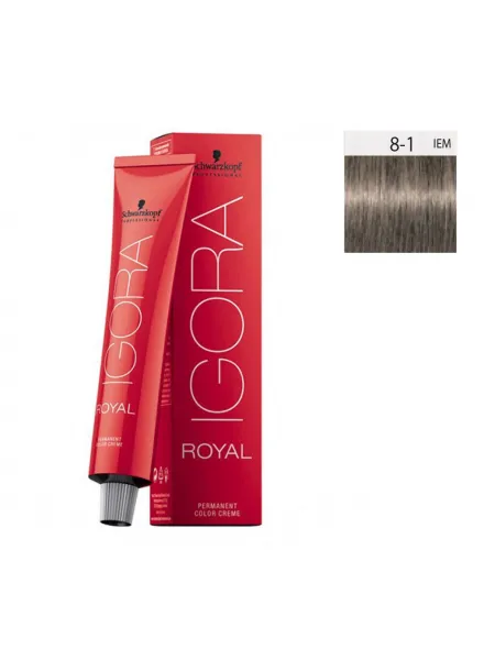 Schwarzkopf Igora Royal 60ml #8-1 Ξανθό Ανοιχτό Σαντρέ