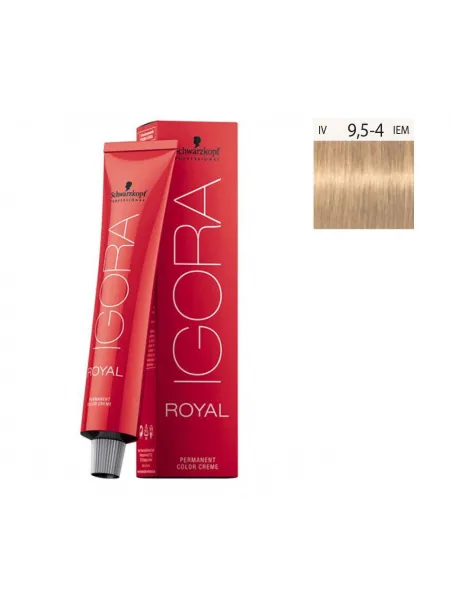 Schwarzkopf Igora Royal 60ml #9,5-4 Ξανθό Ιβουάρ Μπεζ