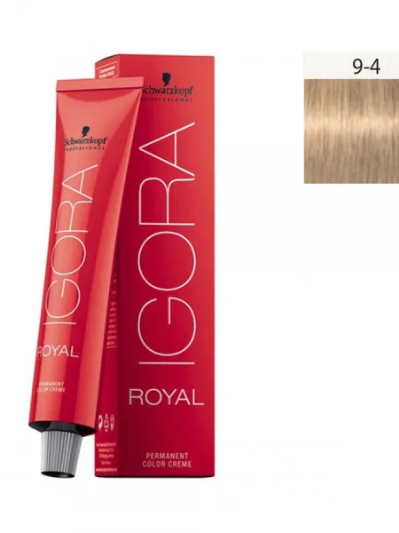 Schwarzkopf Igora Royal 60ml #9-4 Ξανθό Πολύ Ανοιχτό Μπεζ