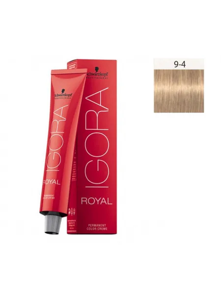 Schwarzkopf Igora Royal 60ml #9-4 Ξανθό Πολύ Ανοιχτό Μπεζ