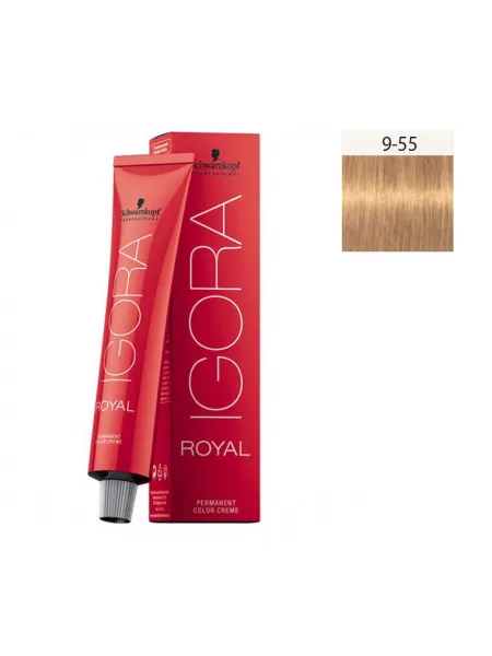 Schwarzkopf Igora Royal 60ml #9-55 Ξανθό Πολύ Ανοιχτό Έντονο Χρυσό
