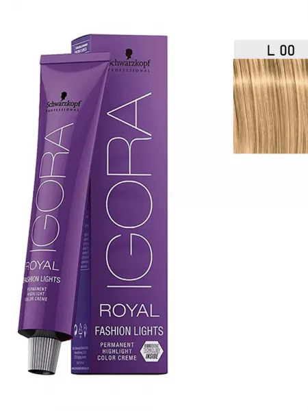 Schwarzkopf Igora Royal Fashion Lights 60ml #L-00 Ξανοιχτικό