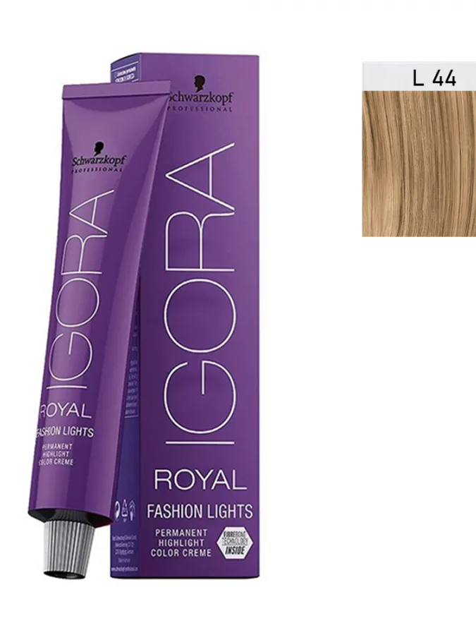Schwarzkopf Igora Royal Fashion Lights 60ml #L-44 Έντονο Μπεζ