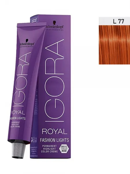 Schwarzkopf Igora Royal Fashion Lights 60ml #L-77 Έντονο Χάλκινο