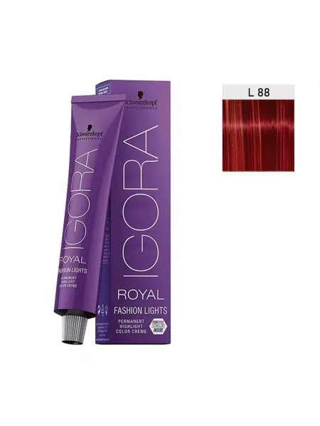 Schwarzkopf Igora Royal Fashion Lights 60ml #L-88 Έντονο Κόκκινο