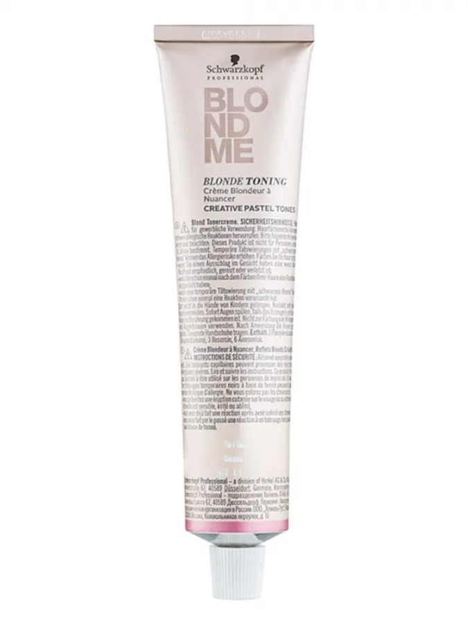 Schwarzkopf BlondMe Blonde Toning (ΡΕΦΛΕ) 60ml #Steel Blue (Παστέλ Ατσάλι)
