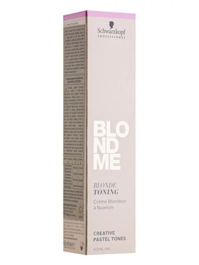 Schwarzkopf BlondMe Blonde Toning (ΡΕΦΛΕ) 60ml #Steel Blue (Παστέλ Ατσάλι)