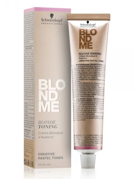 Schwarzkopf BlondMe Blonde Toning (ΡΕΦΛΕ) 60ml #Steel Blue (Παστέλ Ατσάλι)