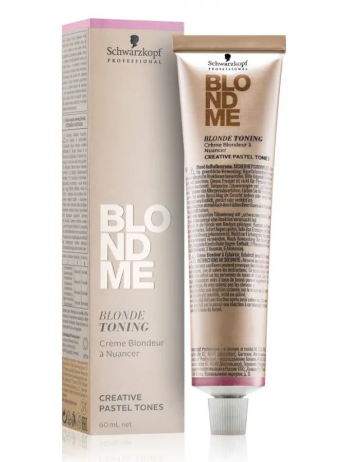 Schwarzkopf BlondMe Blonde Toning (ΡΕΦΛΕ) 60ml #Steel Blue (Παστέλ Ατσάλι)