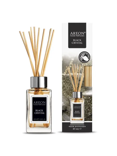 AREON Home Perfume Άρωματικό Χώρου Με Στικς 85ml #Black Crystal