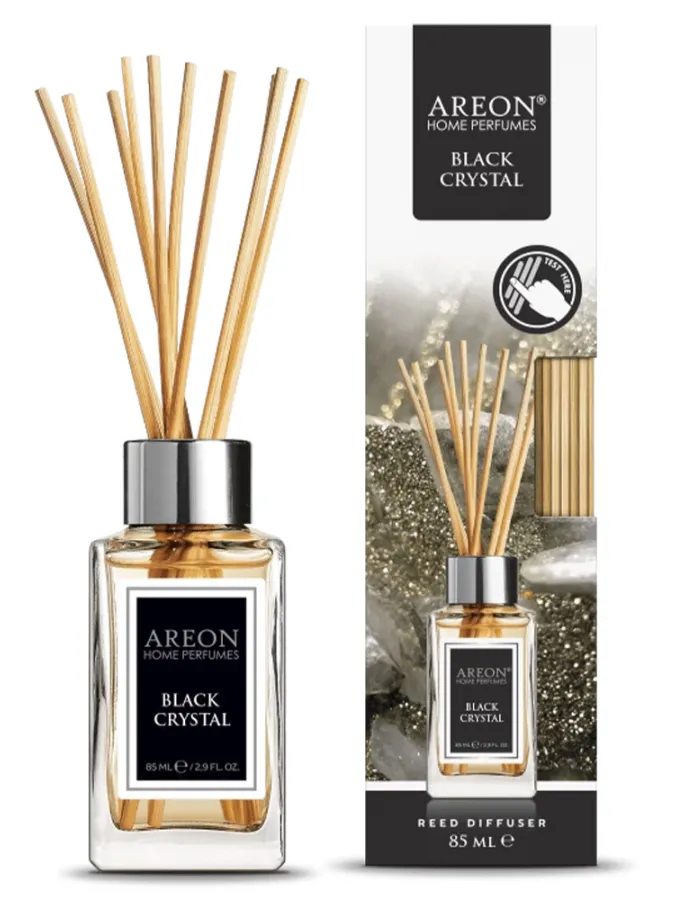AREON Home Perfume Άρωματικό Χώρου Με Στικς 85ml #Black Crystal