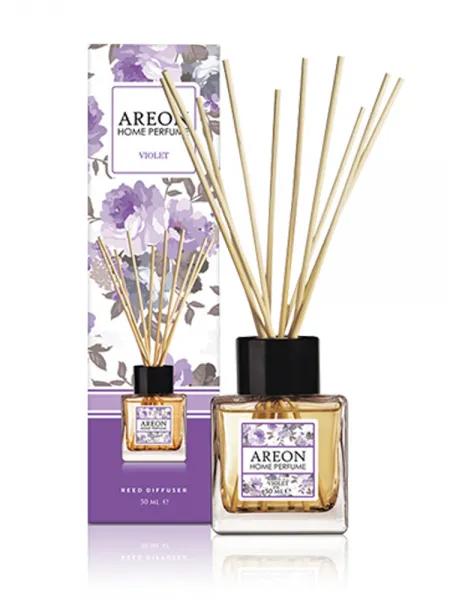 AREON Home Botanic Perfume Άρωματικό Χώρου Με Στικς 50ml #Violet