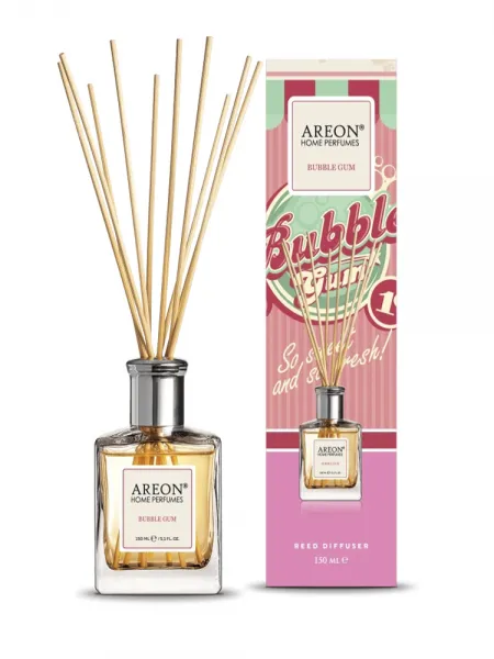 AREON Home Perfume Άρωματικό Χώρου Με Στικς 85ml #Bubble Gum