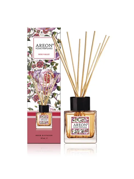 AREON Home Botanic Perfume Άρωματικό Χώρου Με Στικς 50ml #Rosa Valley