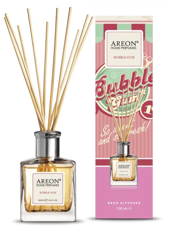 AREON Home Perfume Άρωματικό Χώρου Με Στικς 150ml #Bubble Gum