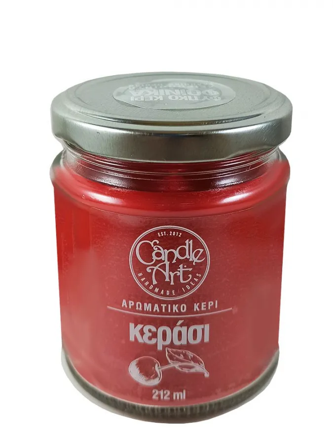 Candle Art Άρωματικό Κερί 38h 212ml #Κεράσι