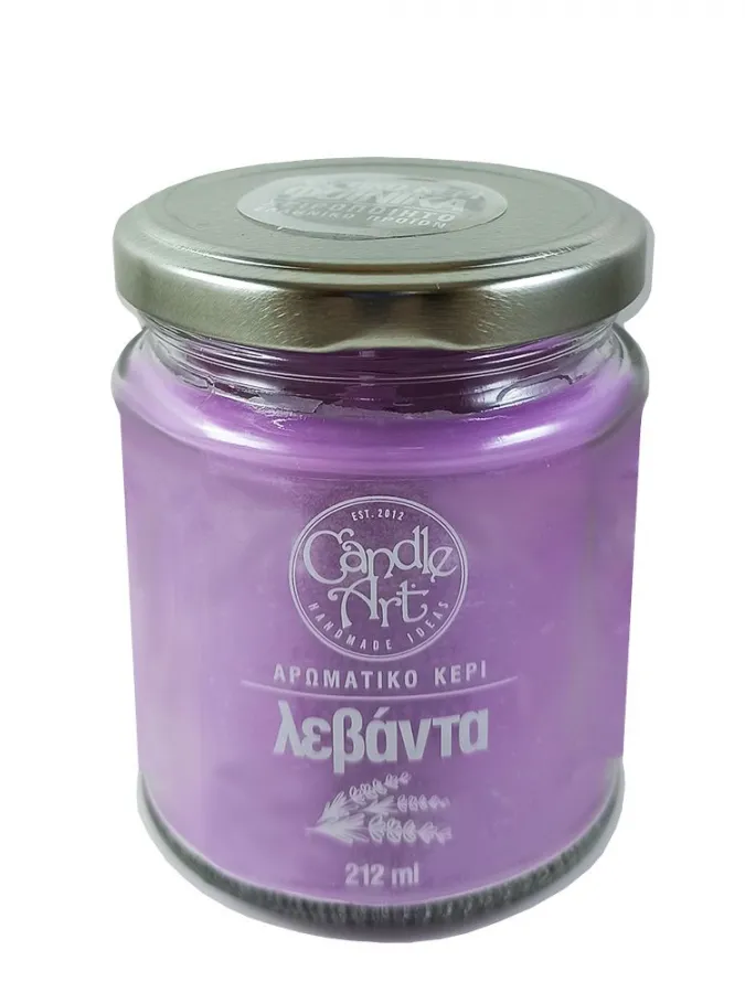 Candle Art Άρωματικό Κερί 38h 212ml #Λεβάντα Candle Art Άρωματικό Κερί 38h 212ml #Λεβάντα