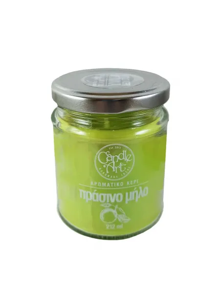 Candle Art Άρωματικό Κερί 38h 212ml #Πράσινο Μήλο