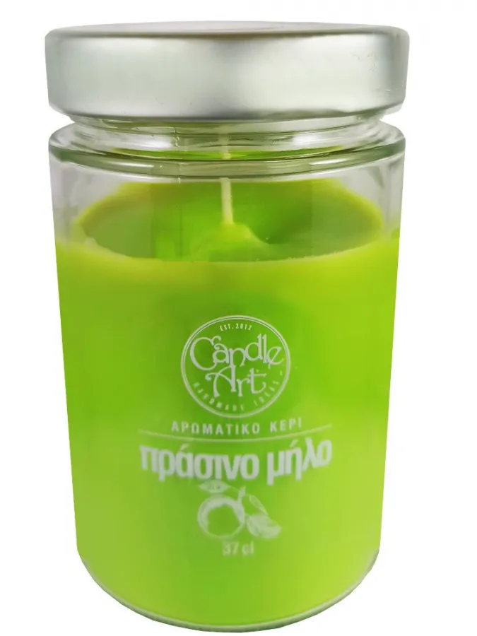 Candle Art Άρωματικό Κερί 72h 370ml #Πράσινο Μήλο