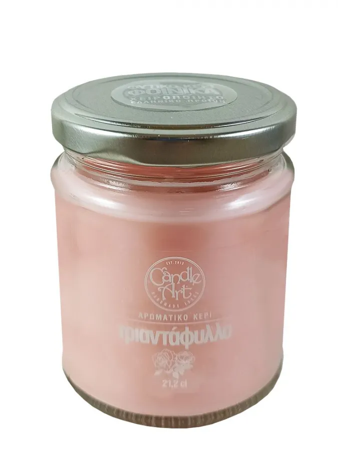 Candle Art Άρωματικό Κερί 38h 212ml #Τριαντάφυλλο