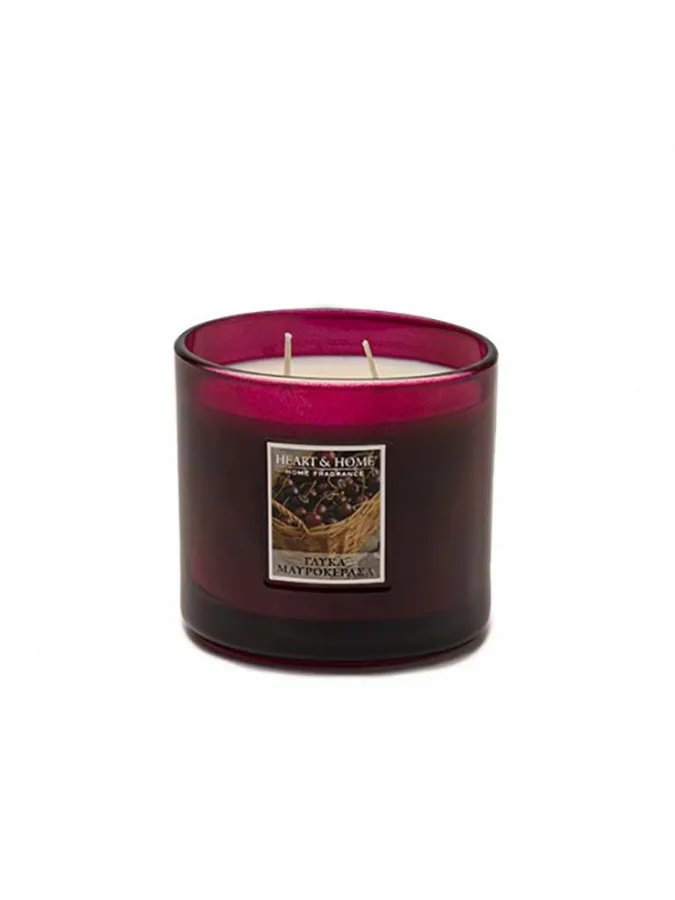 Heart and Home Άρωματικό Κερί με Διπλό Φυτίλι 40h 230gr #Γλυκά Μαυροκέρασα Heart and Home Άρωματικό Κερί με Διπλό Φυτίλι 40h 230gr #Γλυκά Μαυροκέρασα
