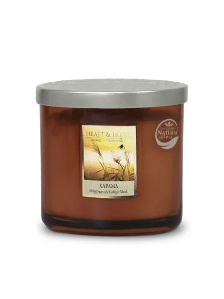 Heart and Home Άρωματικό Κερί με Διπλό Φυτίλι 40h 230gr #Χάραμα
