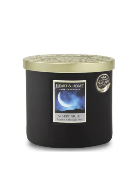 Heart and Home Άρωματικό Κερί με Διπλό Φυτίλι 40h 220gr #ΕΝΑΣΤΡΗ ΝΥΧΤΑ
