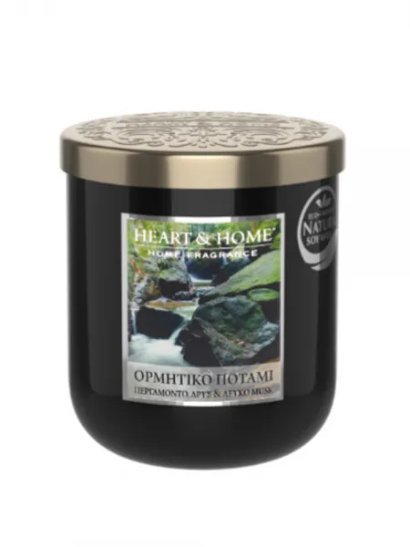 Heart and Home Άρωματικό Κερί 30h 115gr #Ορμητικό Ποτάμι
