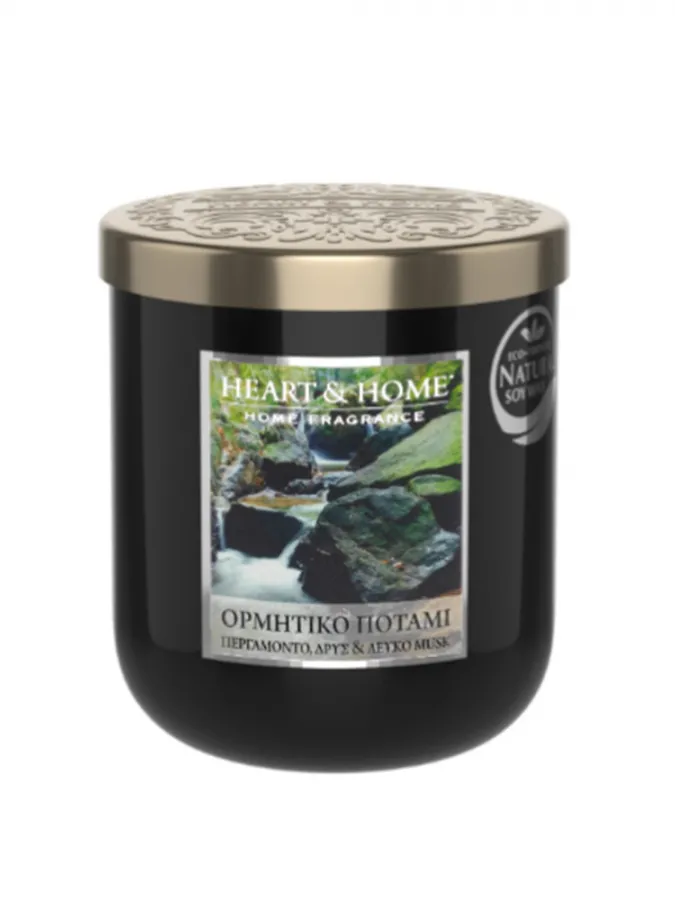 Heart and Home Άρωματικό Κερί 30h 115gr #Ορμητικό Ποτάμι