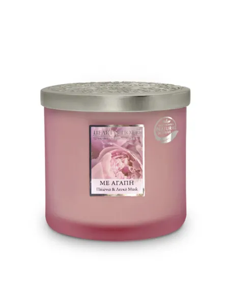 Heart and Home Άρωματικό Κερί με Διπλό Φυτίλι 40h 230gr #Με Αγάπη