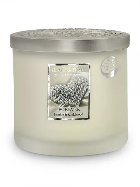 Heart and Home Άρωματικό Κερί με Διπλό Φυτίλι 40h 230gr #Forever