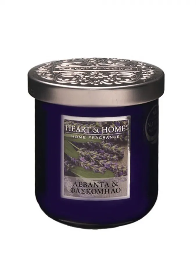 Heart and Home Άρωματικό Κερί 30h 115gr #Λεβάντα Φασκόμηλο