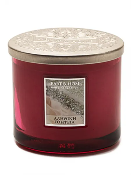 Heart and Home Άρωματικό Κερί με Διπλό Φυτίλι 40h 230gr #Αληθινή Γοητεία